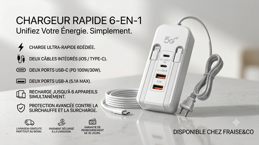 Chargeur Rapide 6-en-1 ULTIME